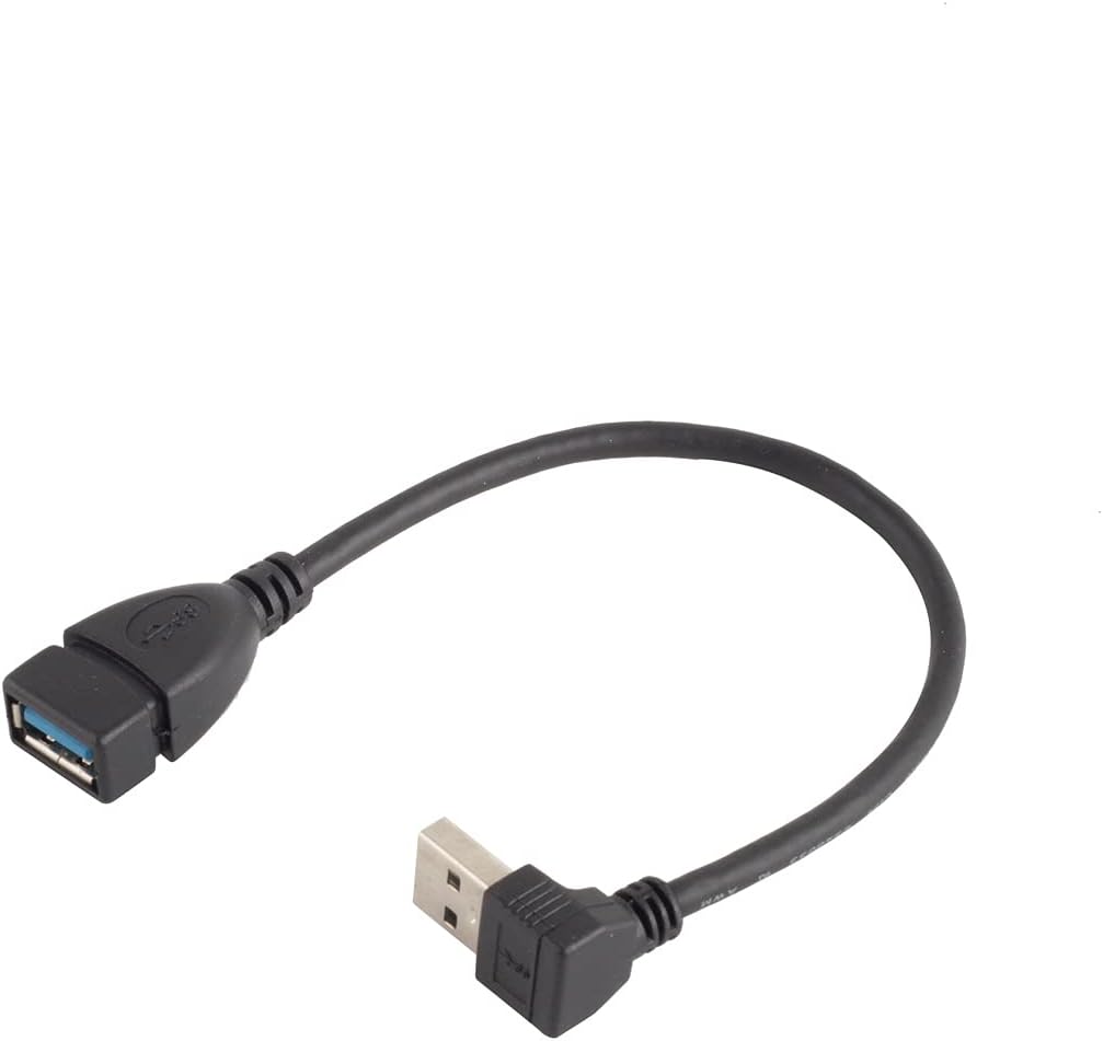 Thumbnail 5 de Herfair Right Angle USB 3.0 Extension Cable (90° Up & Down) – SuperSpeed male to female USB extender