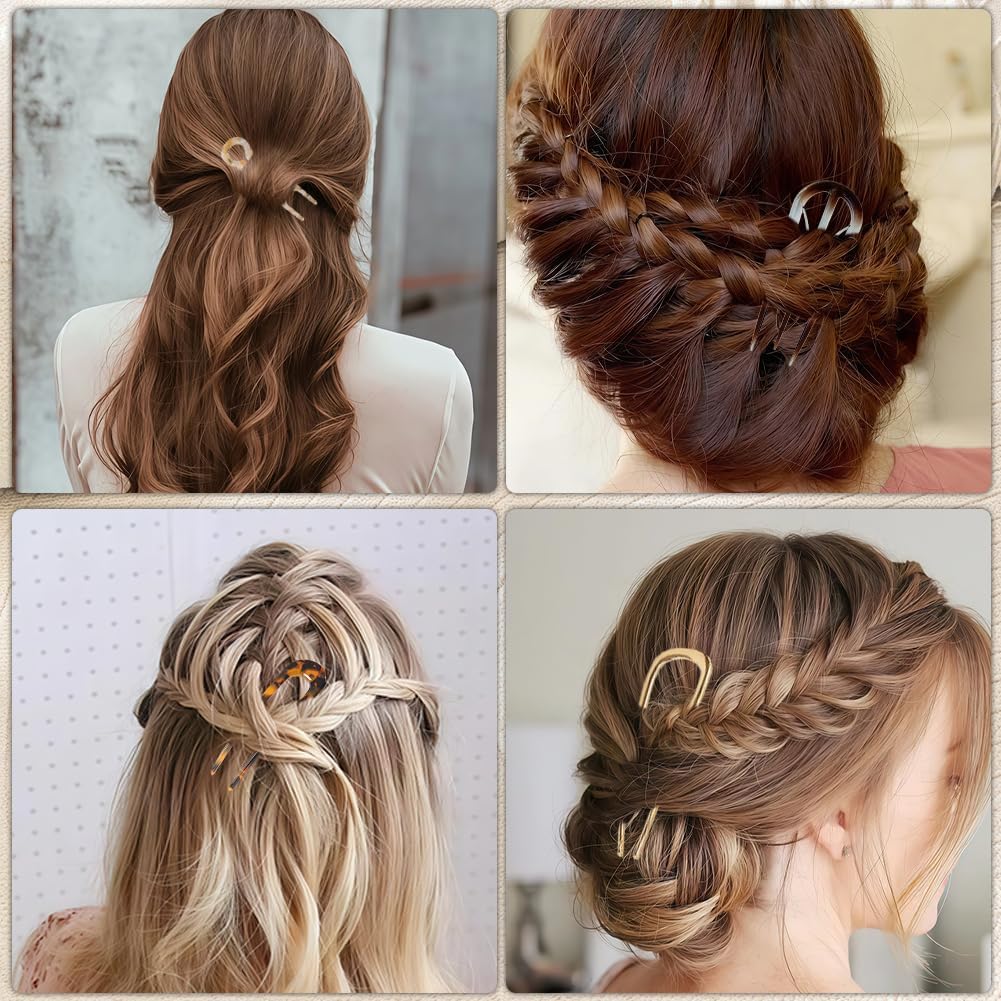 Thumbnail 5 de Aucuu Chignon Pince 6 pièces 🎀