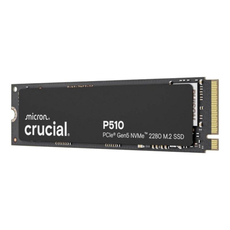 Detalle de Crucial P510 1TB M.2 NVMe Gen5 PCIe 5.0 – Rendimiento extremo para gaming y creación