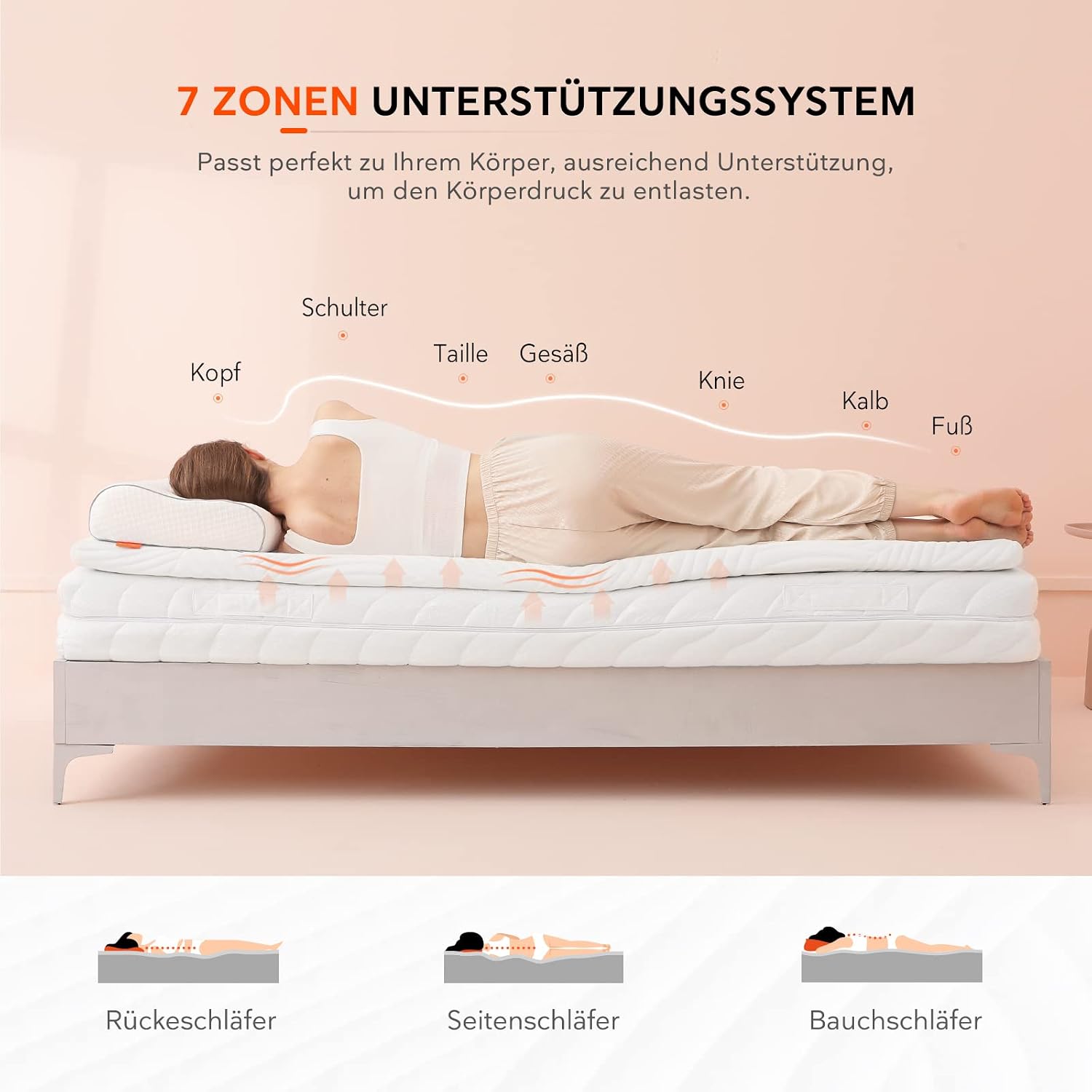 Thumbnail 6 de Sweetnight Topper 90x200cm Gel Memory