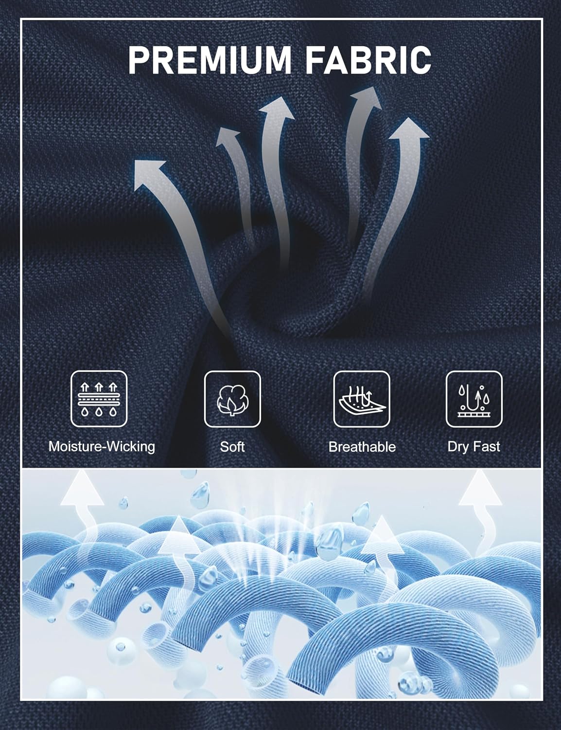 Thumbnail 2 de MAGCOMSEN Men's Polo Quick Dry