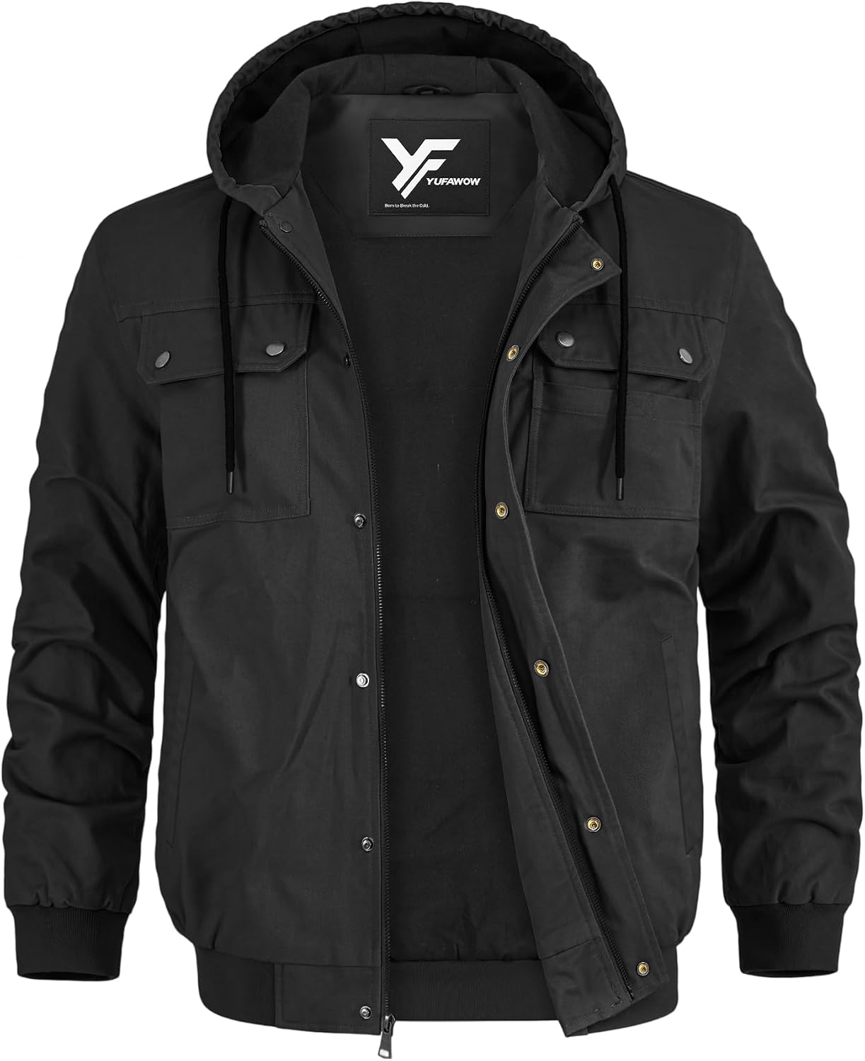 Detalle de Yufawow Men's Detroit Jacket in Cotton Denim