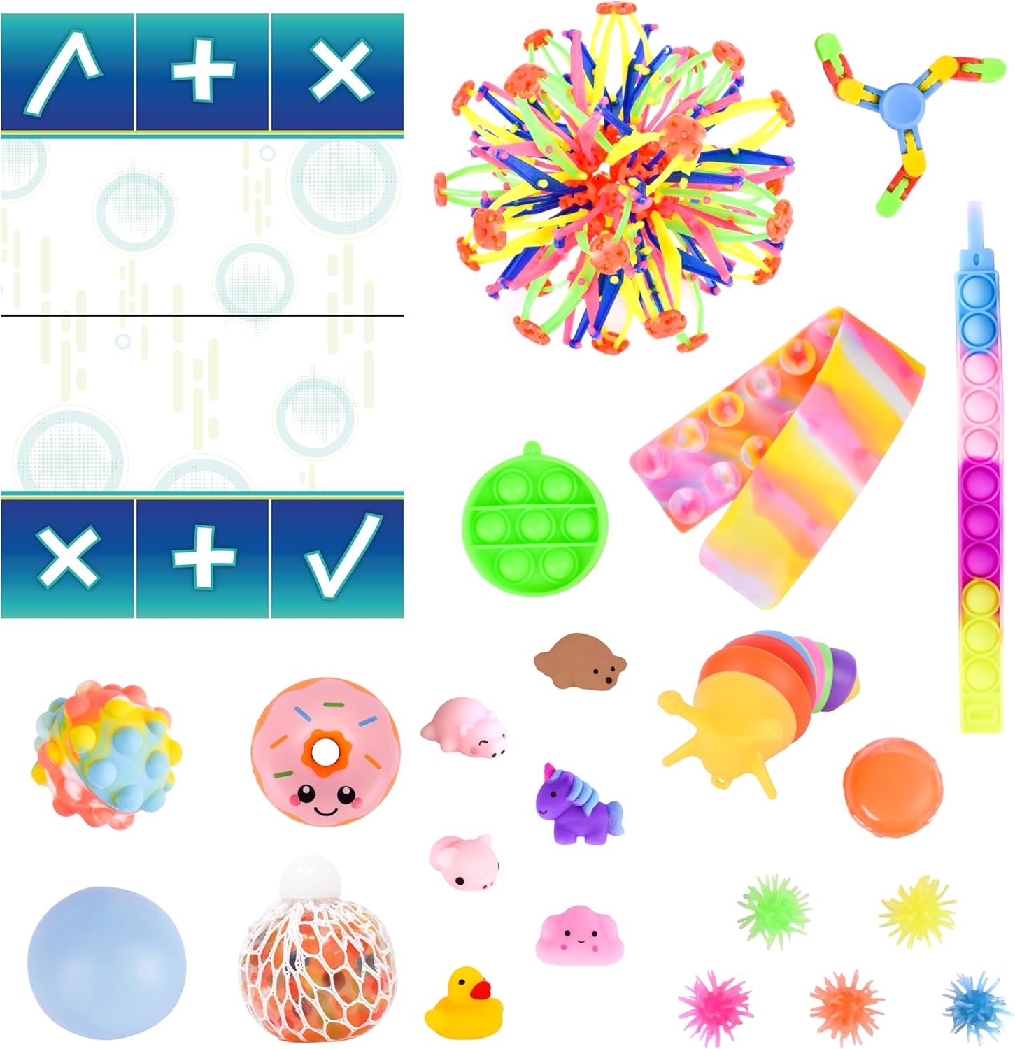 Thumbnail 4 de Sunny Days Entertainment 24 Piece Fidget Box: Sensory Toys with Storage Container