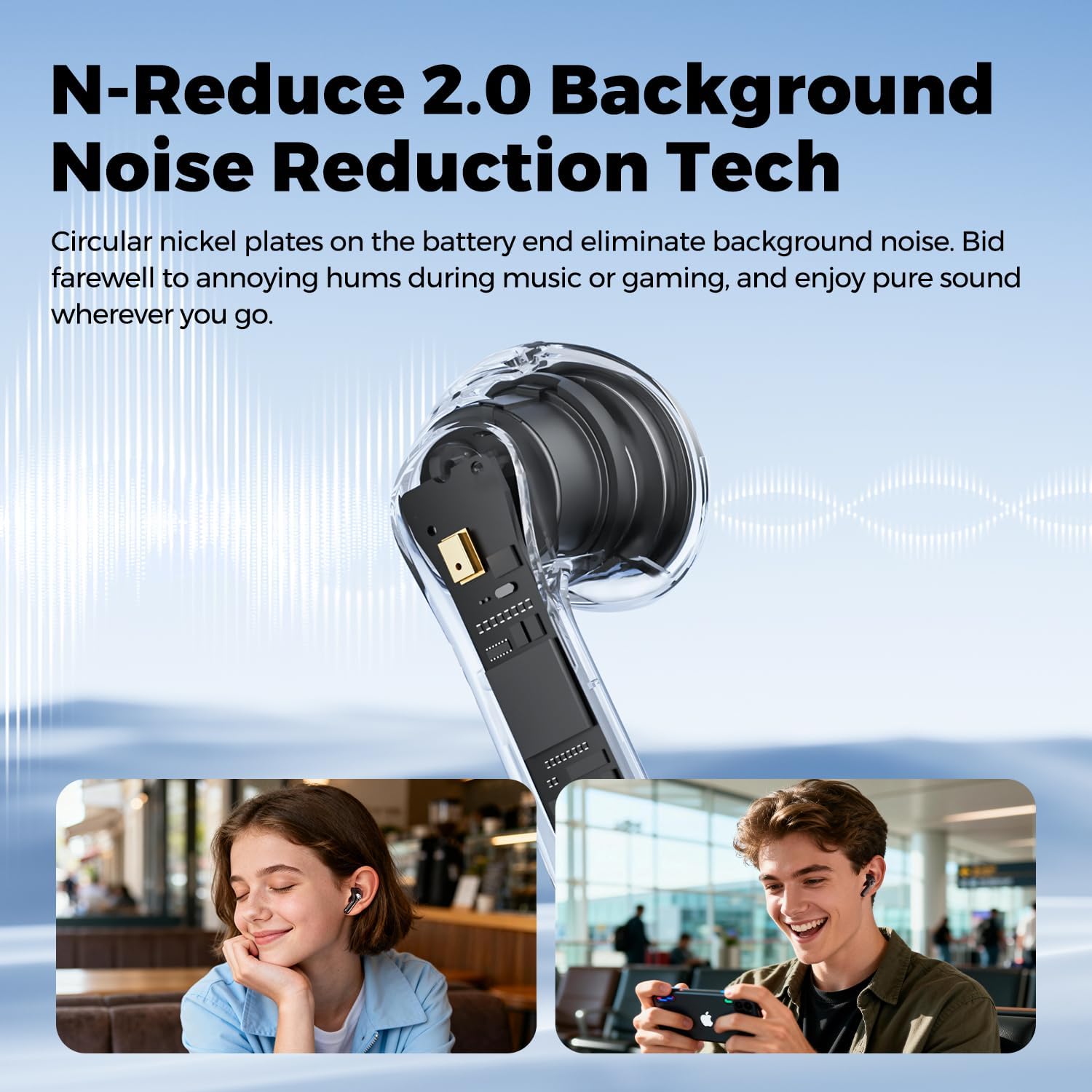 Thumbnail 6 de SoundPEATS Air6 HS semi-in-ear earbuds with LDAC and 45-hour battery