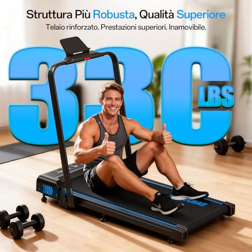 Thumbnail 4 de FOUSAE FITNESS Tapis roulant elettrico pieghevole con inclinazione al 10% e HIIT