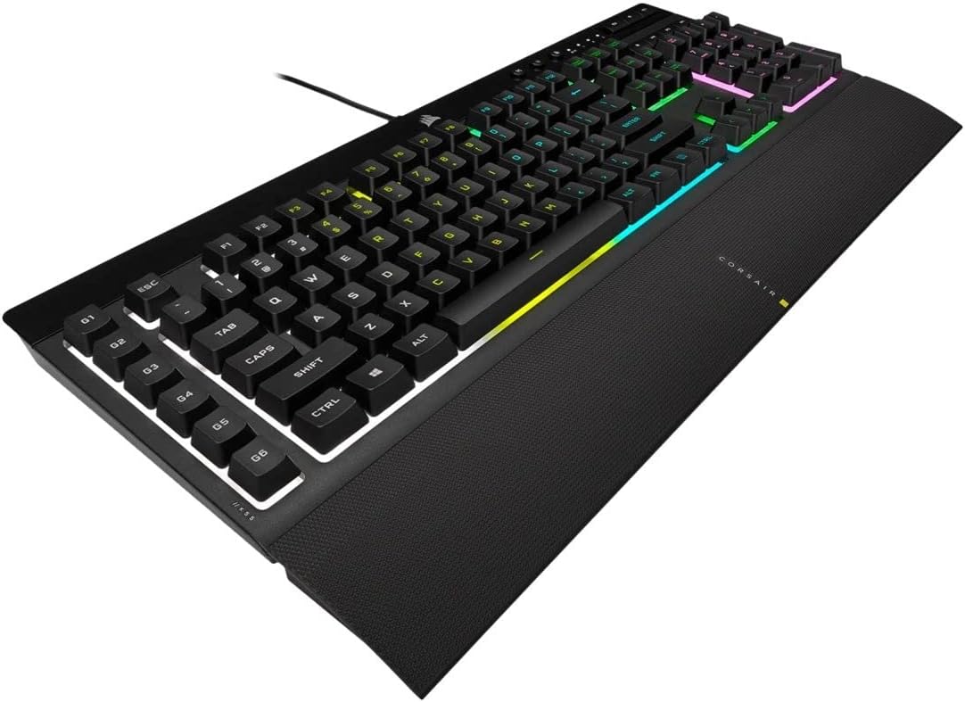 Thumbnail 6 de Corsair K55 RGB PRO gamingtangentbord med membranknappar, RGB och sex makrotangenter