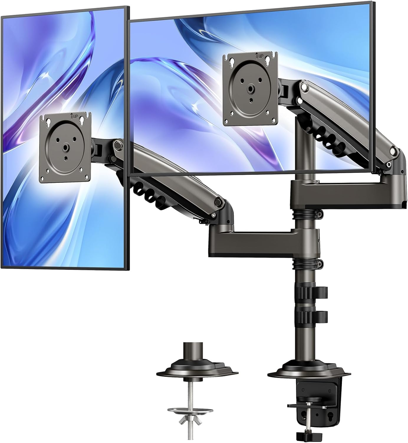 HUANUO NITROGLIDE Dual Monitor Stand 19.8 lbs