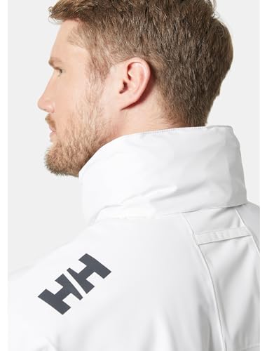 Thumbnail 6 de Helly Hansen Hombres Chaqueta de capa media con capucha Crew 2 – Blanco, XXL