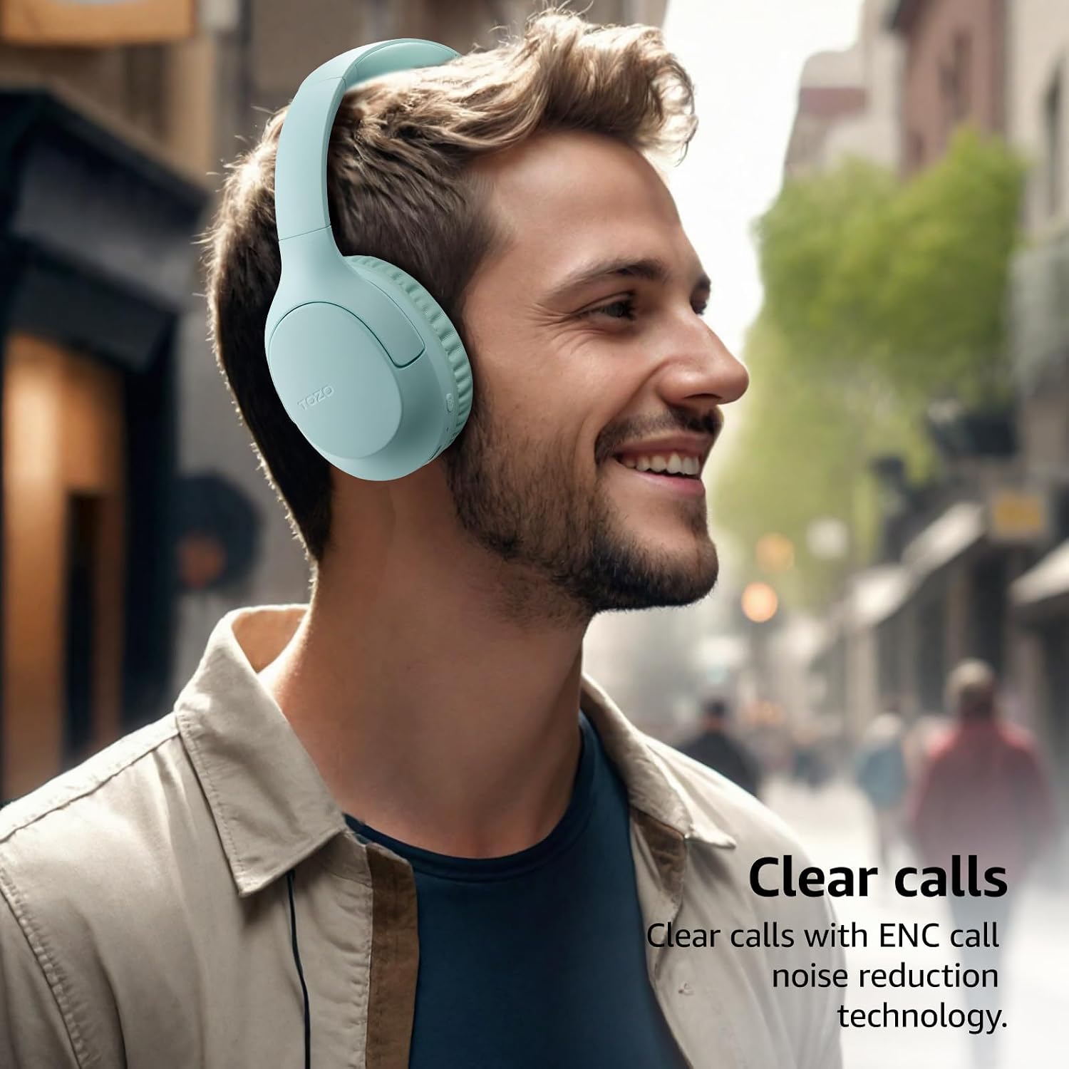 Thumbnail 3 de TOZO HA1 Over-Ear Wireless Headphones, Bluetooth 5.4, 70-Hour Battery