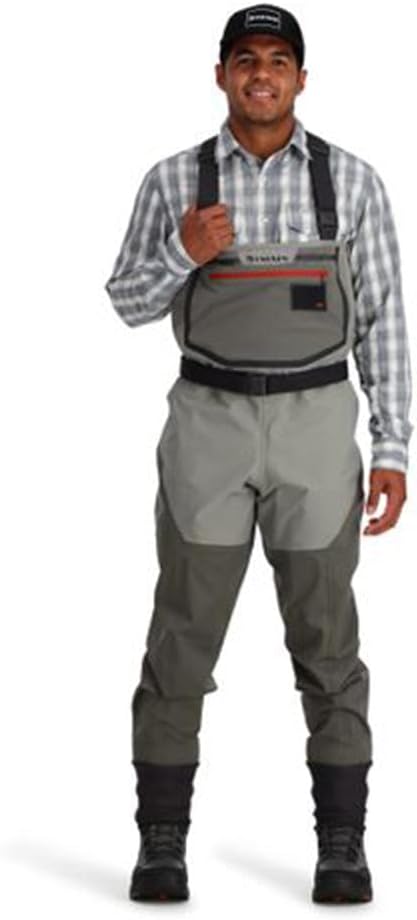 Detalle de Simms Freestone Stockingfoot — Cuissardes de pêche pour homme, durables et respirantes