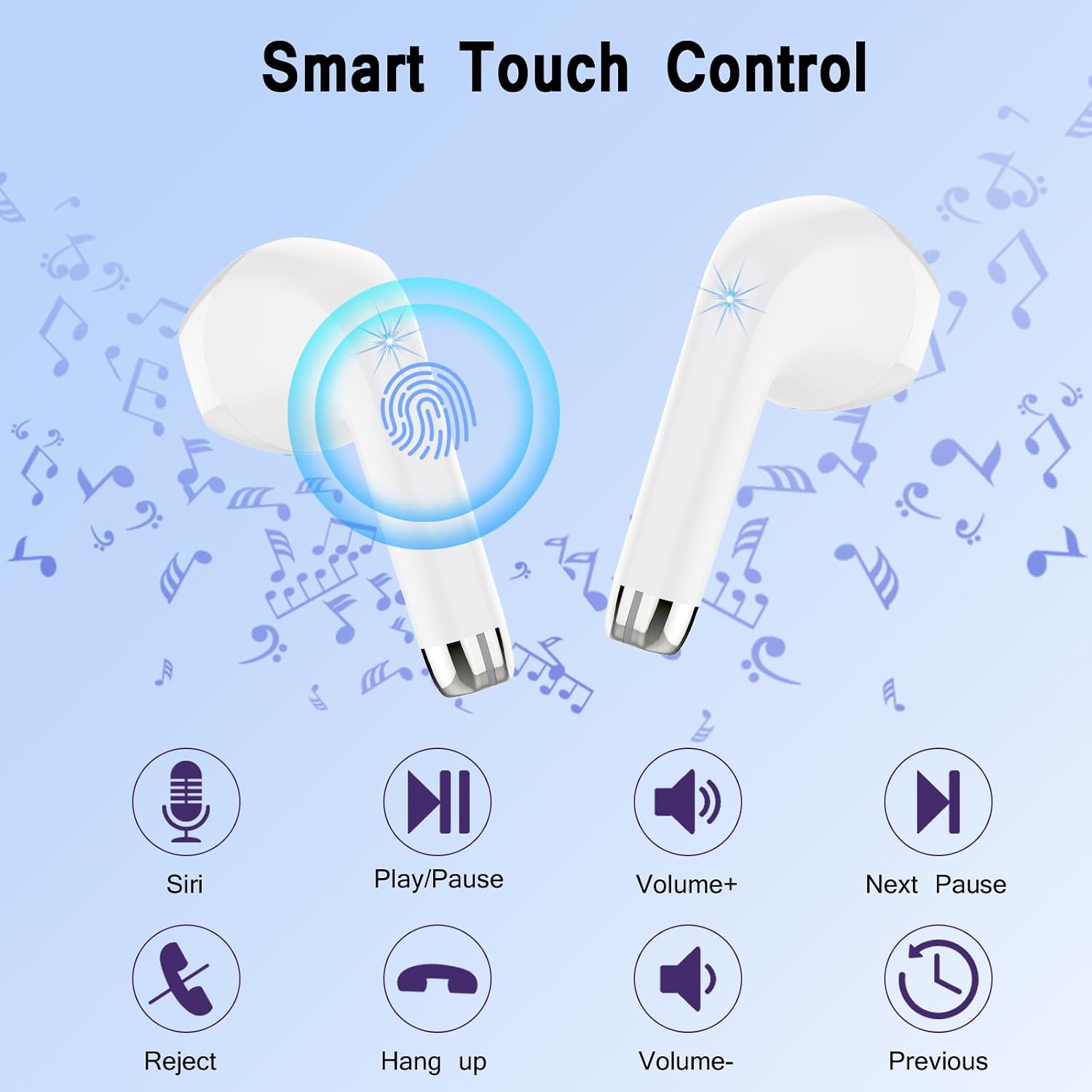 Thumbnail 3 de POMUIC 40H Bluetooth 5.3 Wireless Earbuds