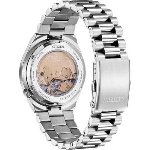 Detalle 1 de Citizen Orologio meccanico NJ0159-86Z Tsuyosa in acciaio inossidabile: eleganza sobria e affidabilità quotidiana