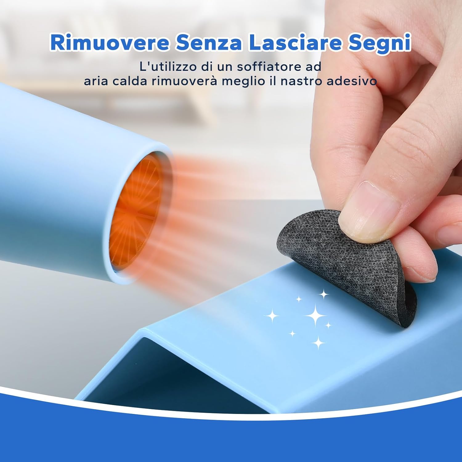 Thumbnail 5 de HOMMAND Pads Biadesivo Extra Forte in schiuma EVA, 60 pezzi (rettangolari, quadrati e tondi) – nero