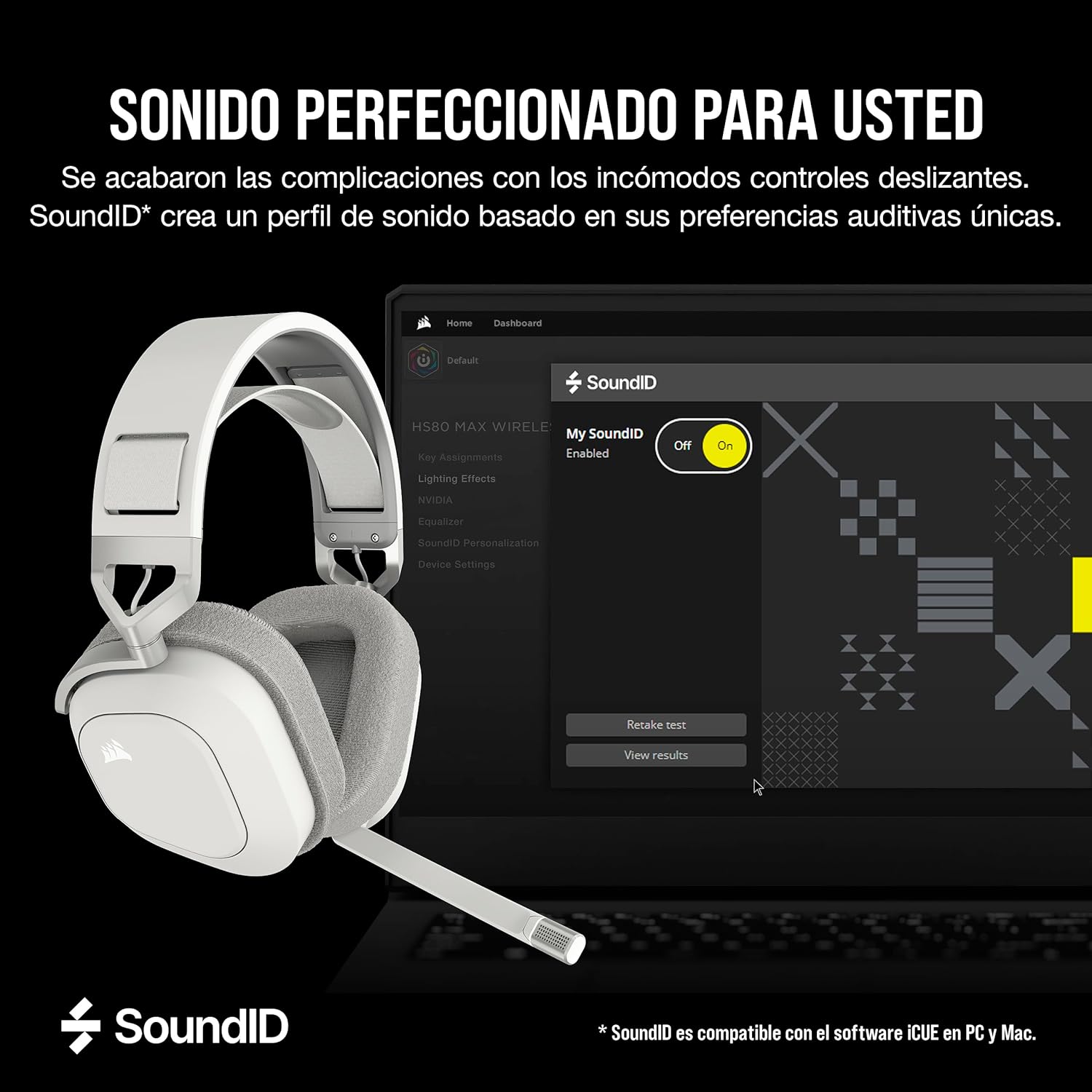 Thumbnail 6 de Corsair HS80 MAX Wireless: Auriculares Gaming Multiplataforma