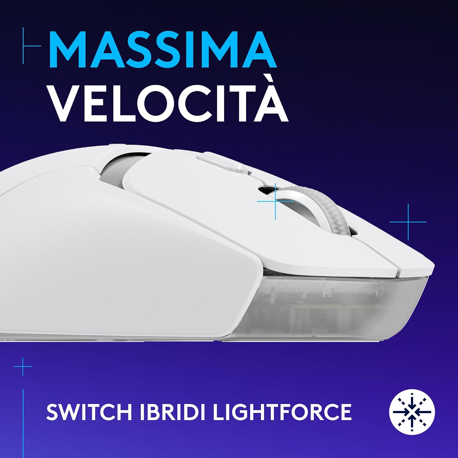 Detalle 2 de Logitech G G309 LIGHTSPEED: mouse gaming wireless leggero con HERO 25K e LIGHTFORCE