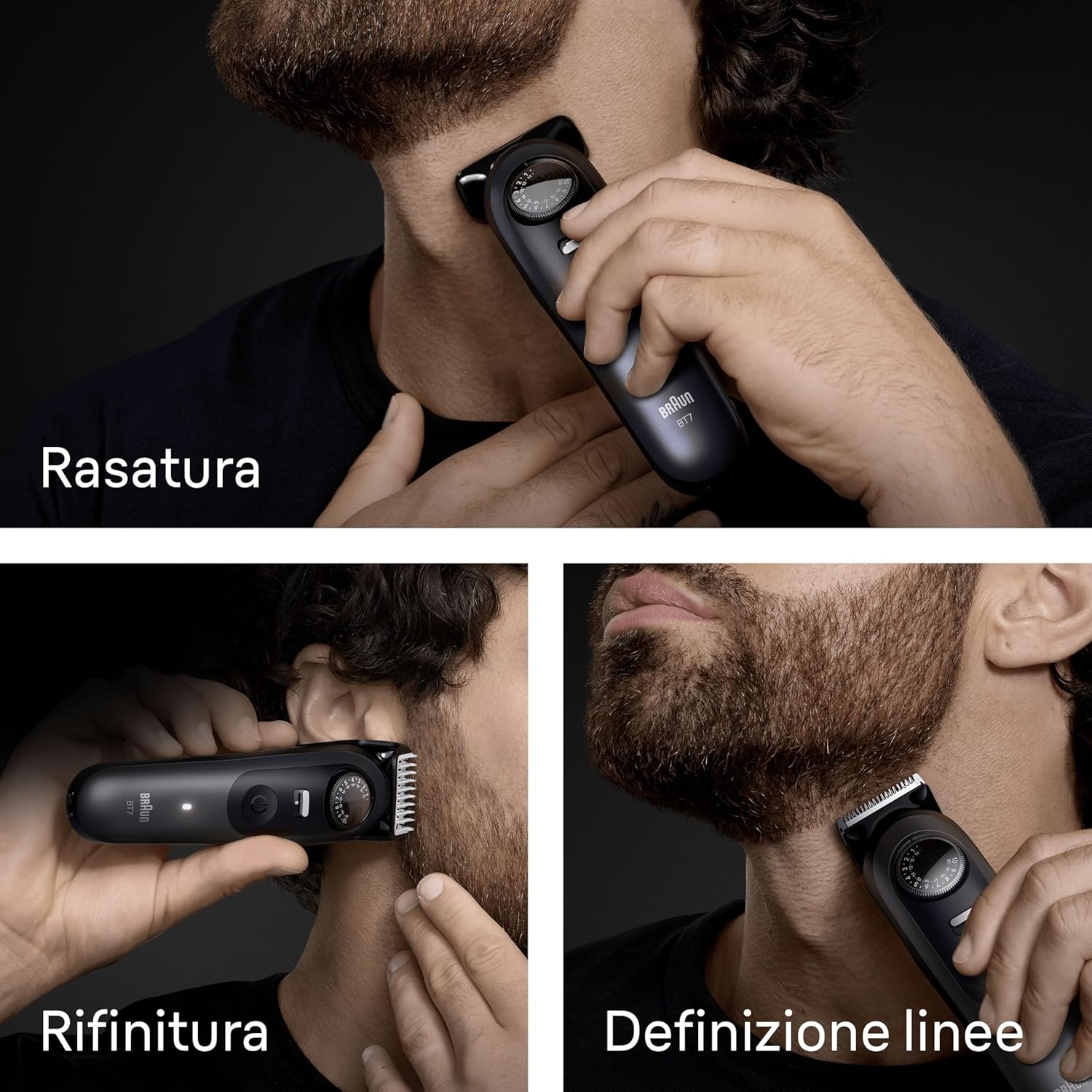Detalle 1 de Braun BT7525 regolabarba 120 min 🧔