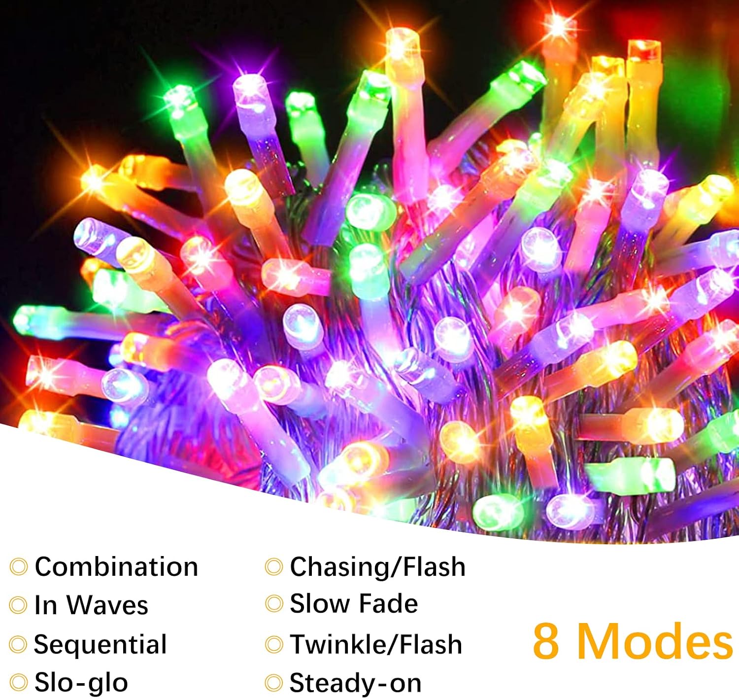 Detalle 2 de MOLVCE Lichterkette Außen 20m 200 LEDs