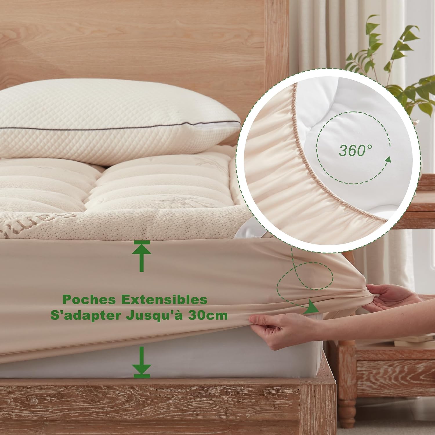 Thumbnail 4 de BEDLORE Matratzentopper 140x200cm