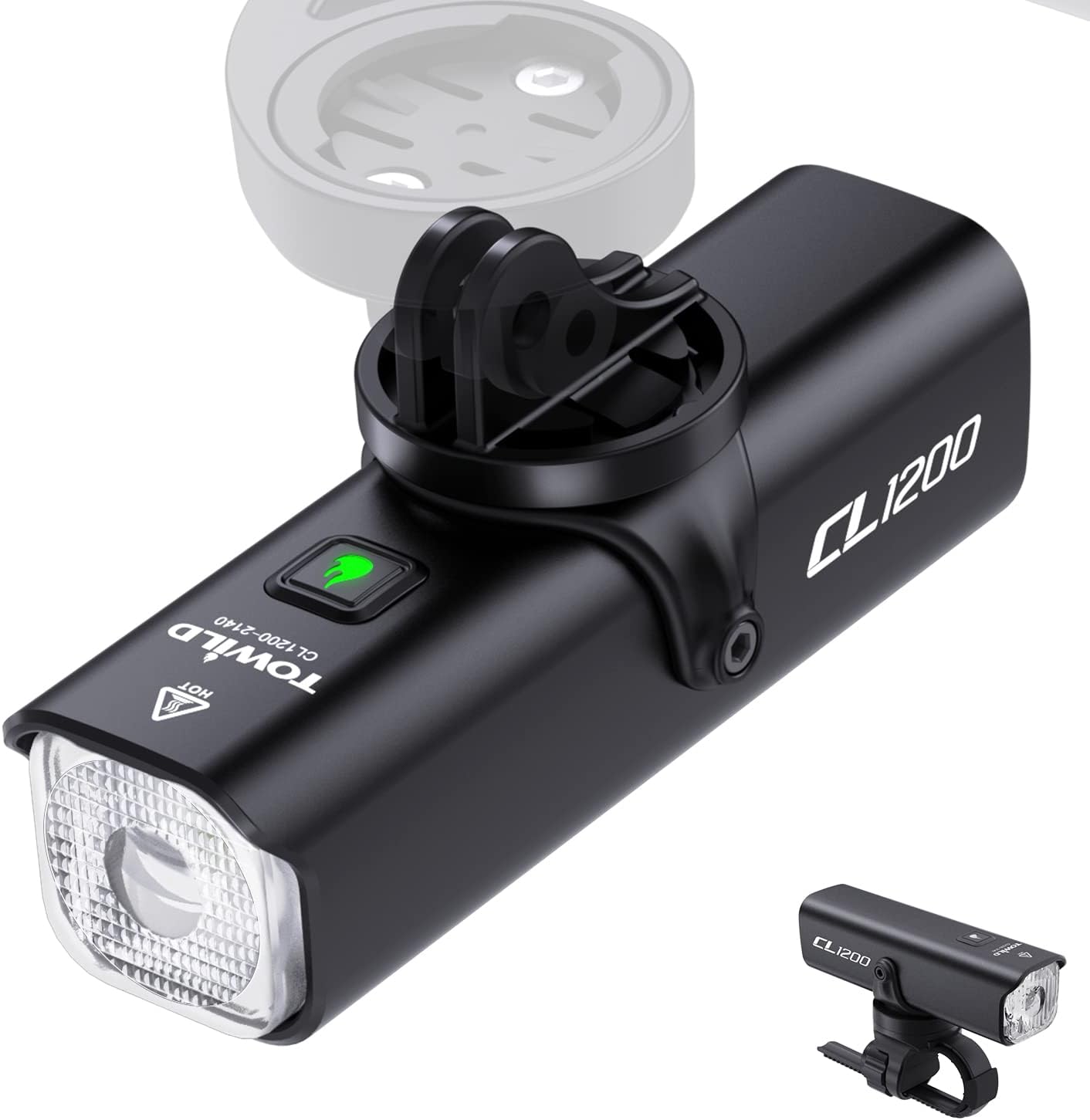 Detalle de towild CL1200: Luce frontale bici 1200 lumen