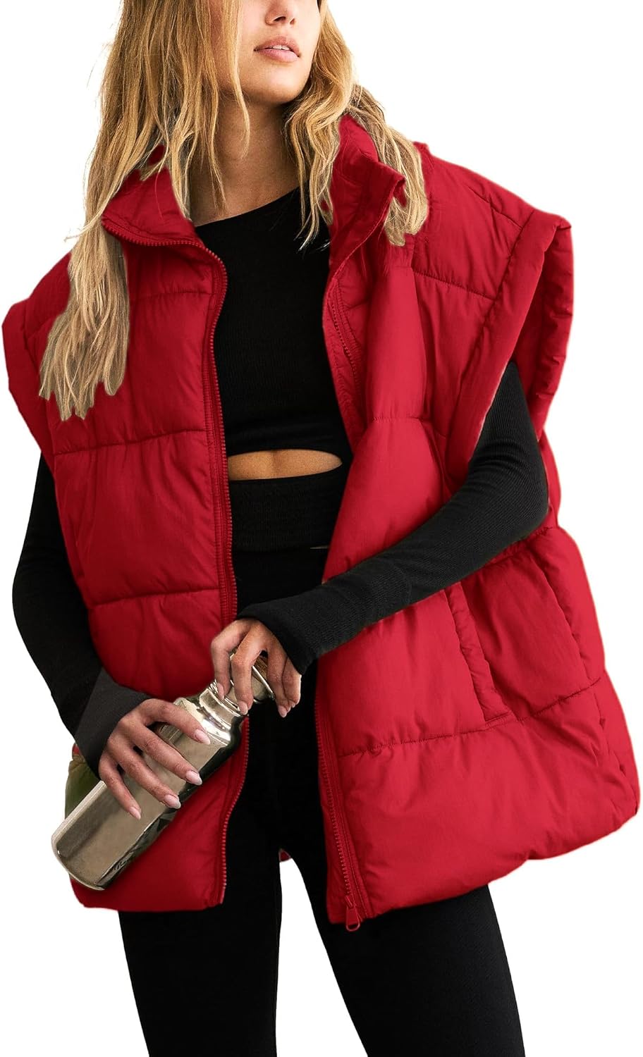 Detalle de APAFES Women's Puffer Vest