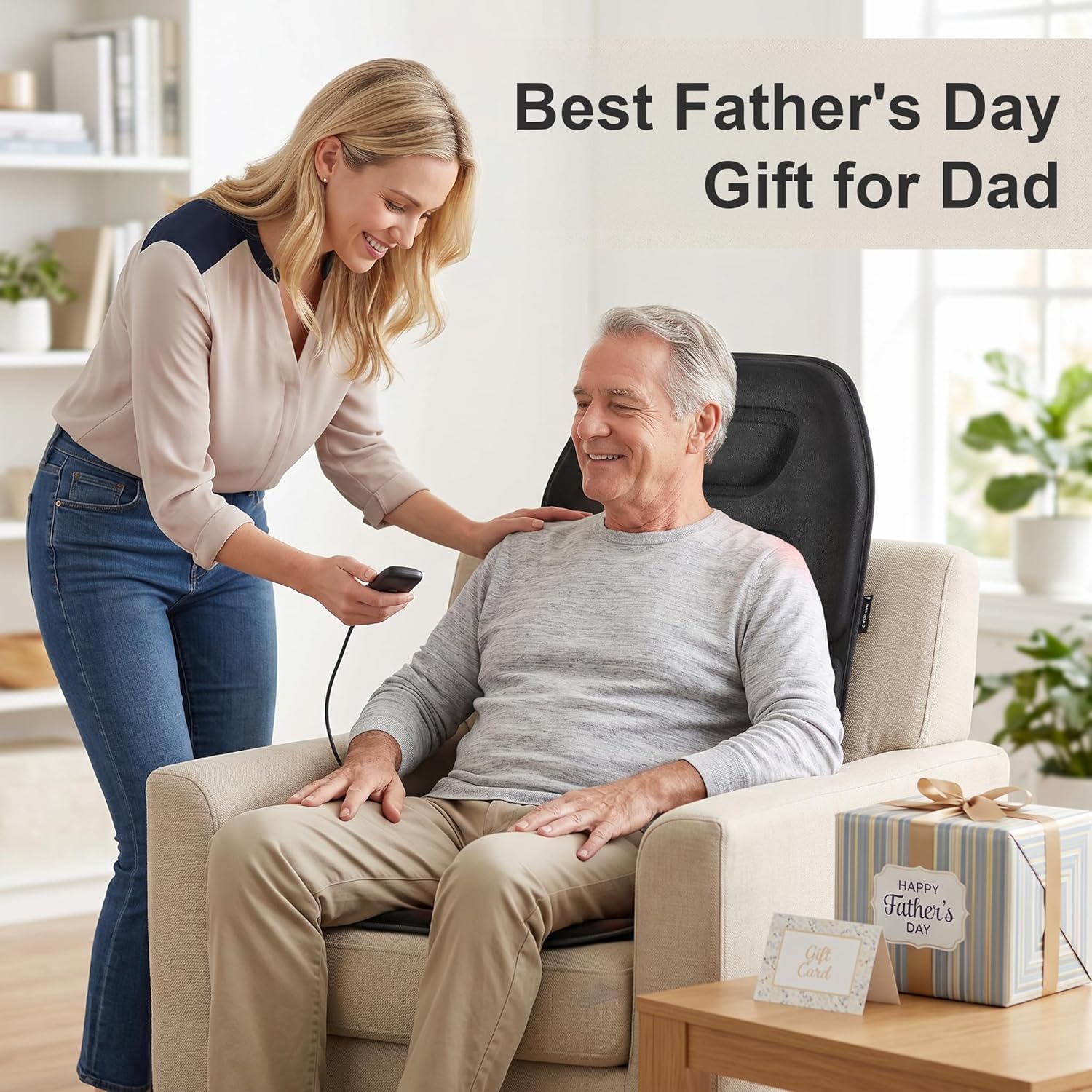 Thumbnail 1 de COMFIER Back Massager Seat Cushion 10-motor