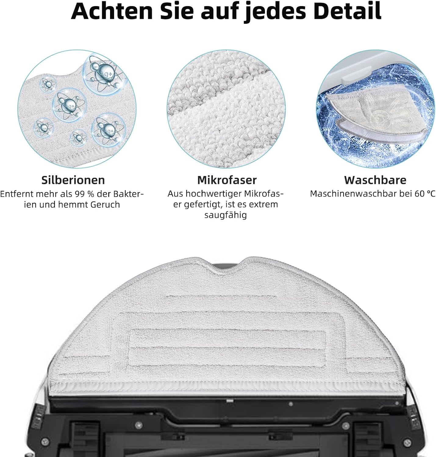 Detalle 2 de Alloytool S8 Accessoires 17-delige set voor Roborock S8 en S8+