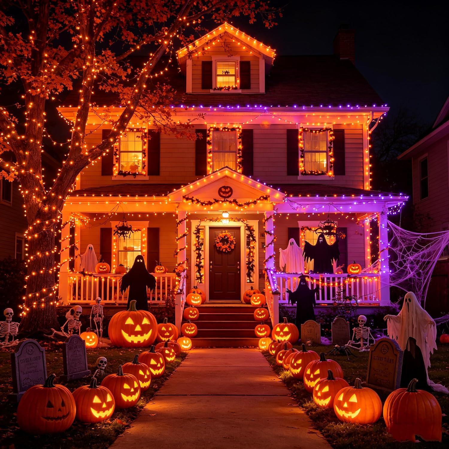Detalle de Toodour Halloween string lights 131 ft
