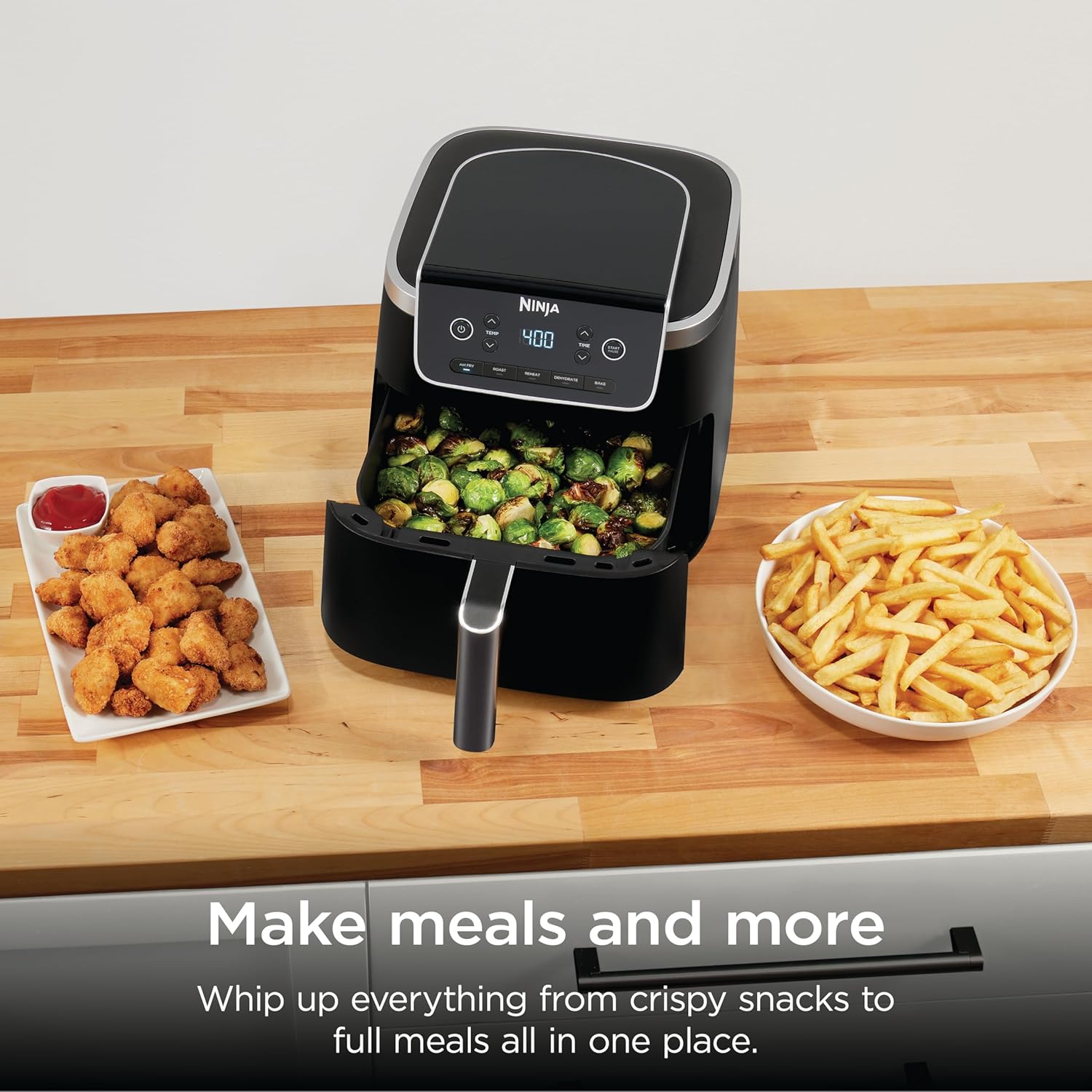 Detalle 2 de Ninja AF142 Air Fryer 5 QT 🍟