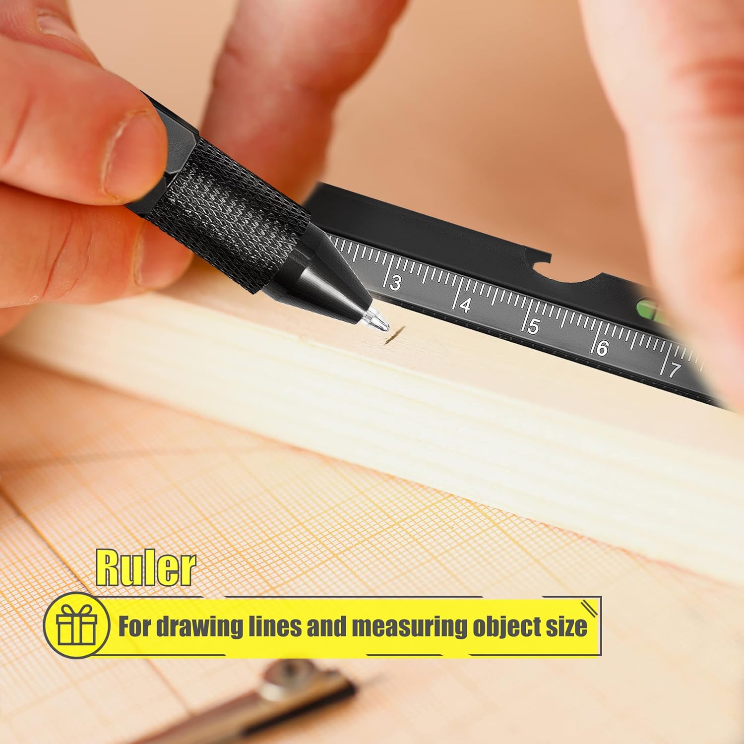 Thumbnail 4 de YOFIG Stylo multifonction 9 en 1 🖊️