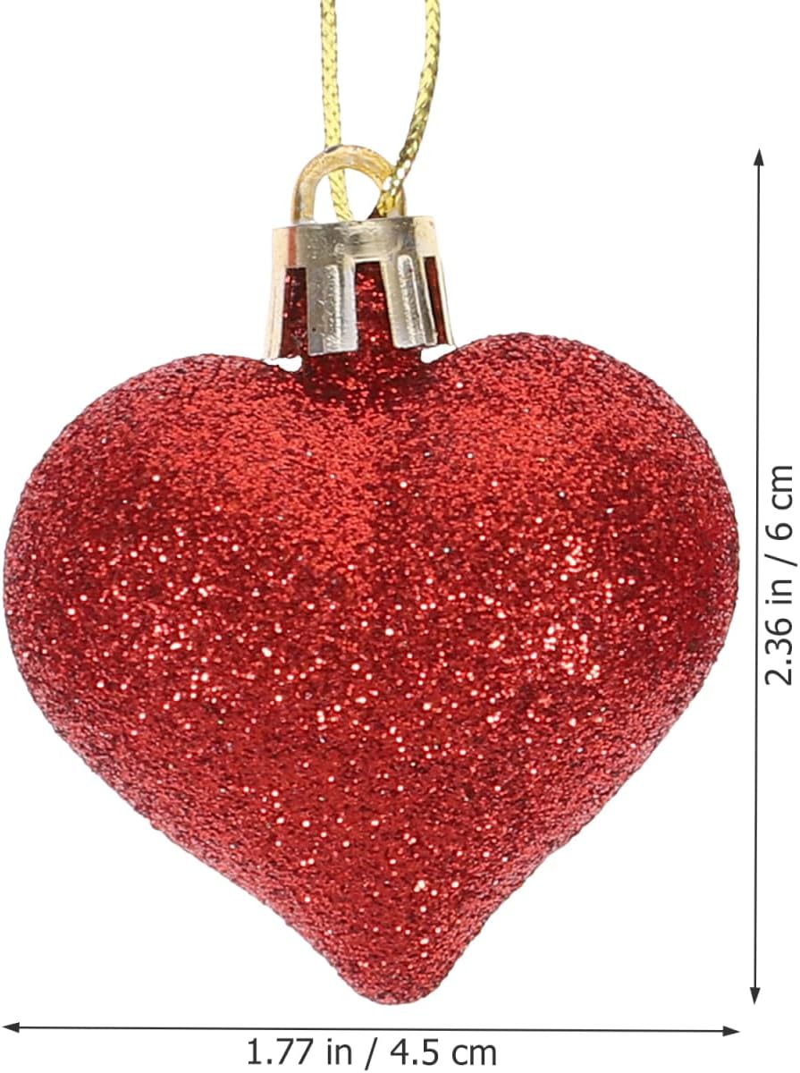 Thumbnail 1 de MAGICLULU 24pcs Heart-shaped Ball Ornaments
