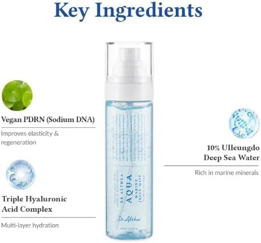 Detalle 2 de Dr.Althea Aqua Marine Jelly Mist: Lightweight Hydration with PDRN & Triple Hyaluronic Acid