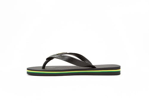 Detalle de Ipanema Ciabatte Uomo Flag II – Nero, 43-44: stile brasiliano e comfort al primo passo