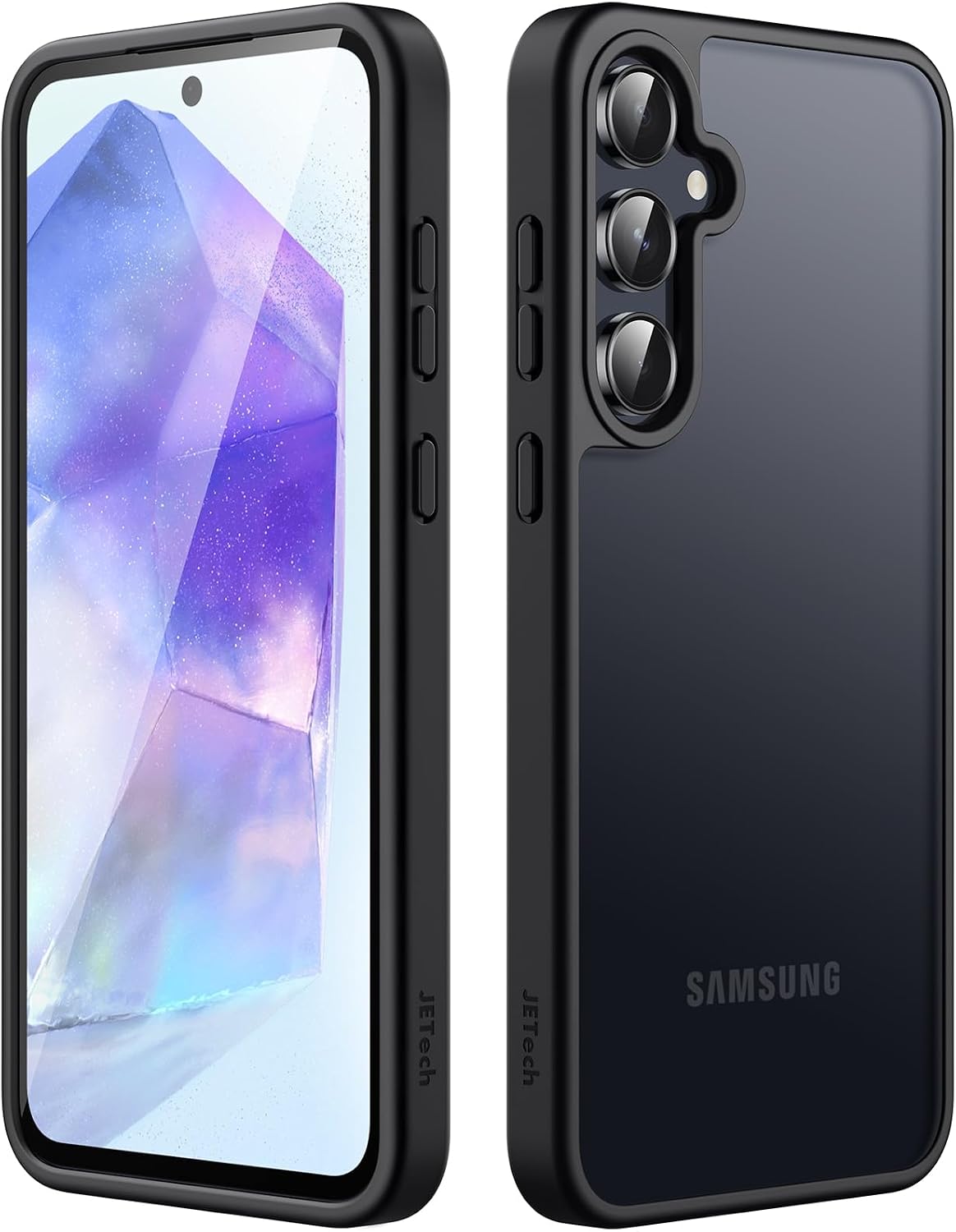 Thumbnail 6 de JETech Matte Skal för Samsung Galaxy A54 5G, svart med matt yta