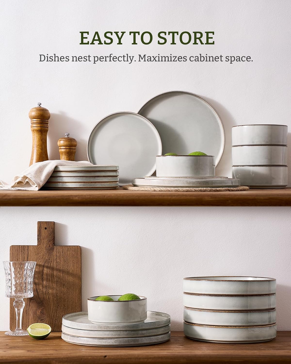 Detalle 2 de Famiware Annecy Dinnerware Set for 4