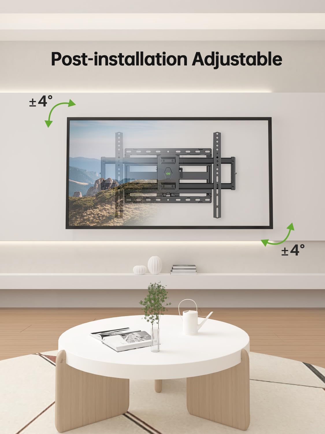Thumbnail 6 de USX MOUNT XML008 Full-Motion TV Wall Mount, 132 lb, VESA 600 × 400 mm