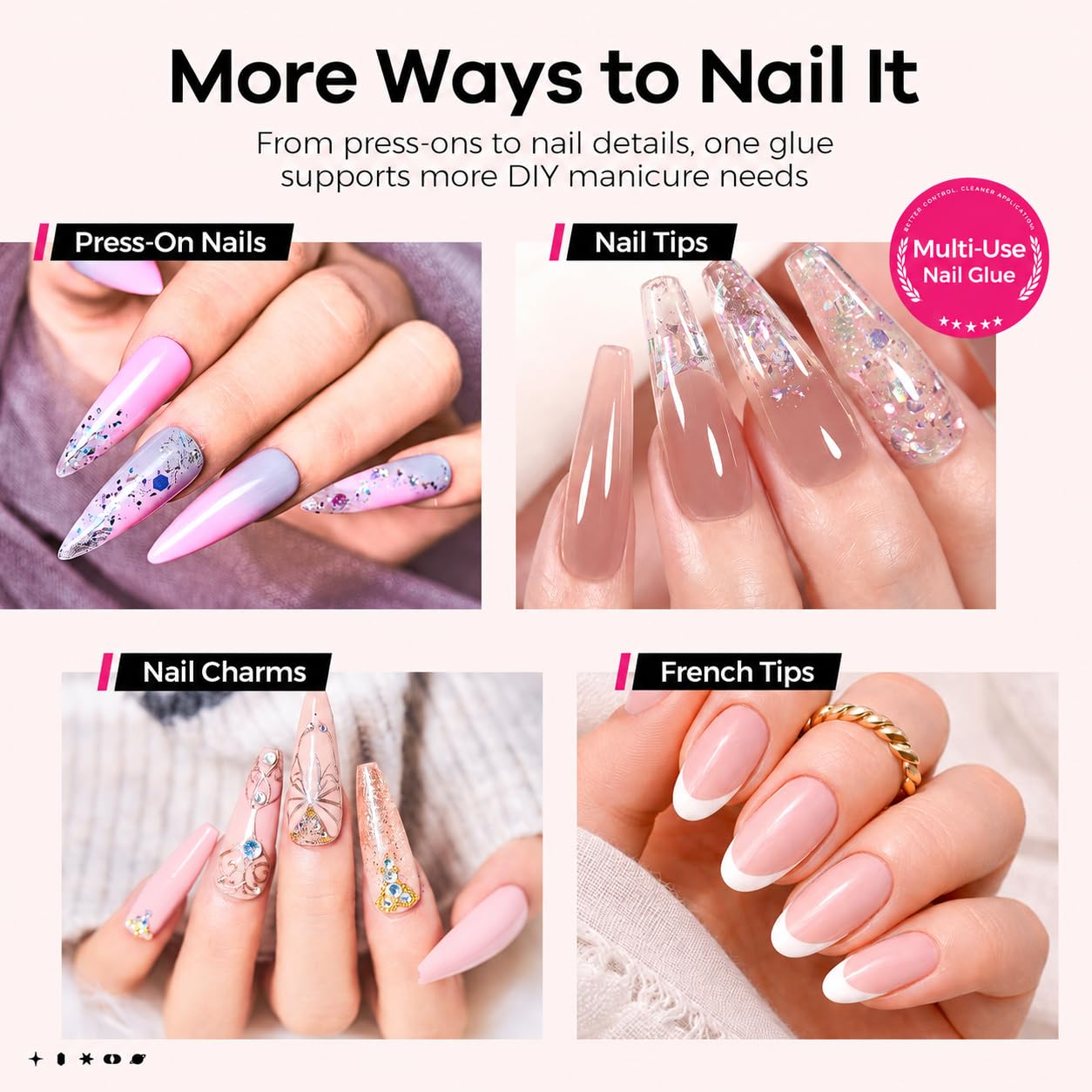 Detalle de Glamonade Brush-On Nail Glue