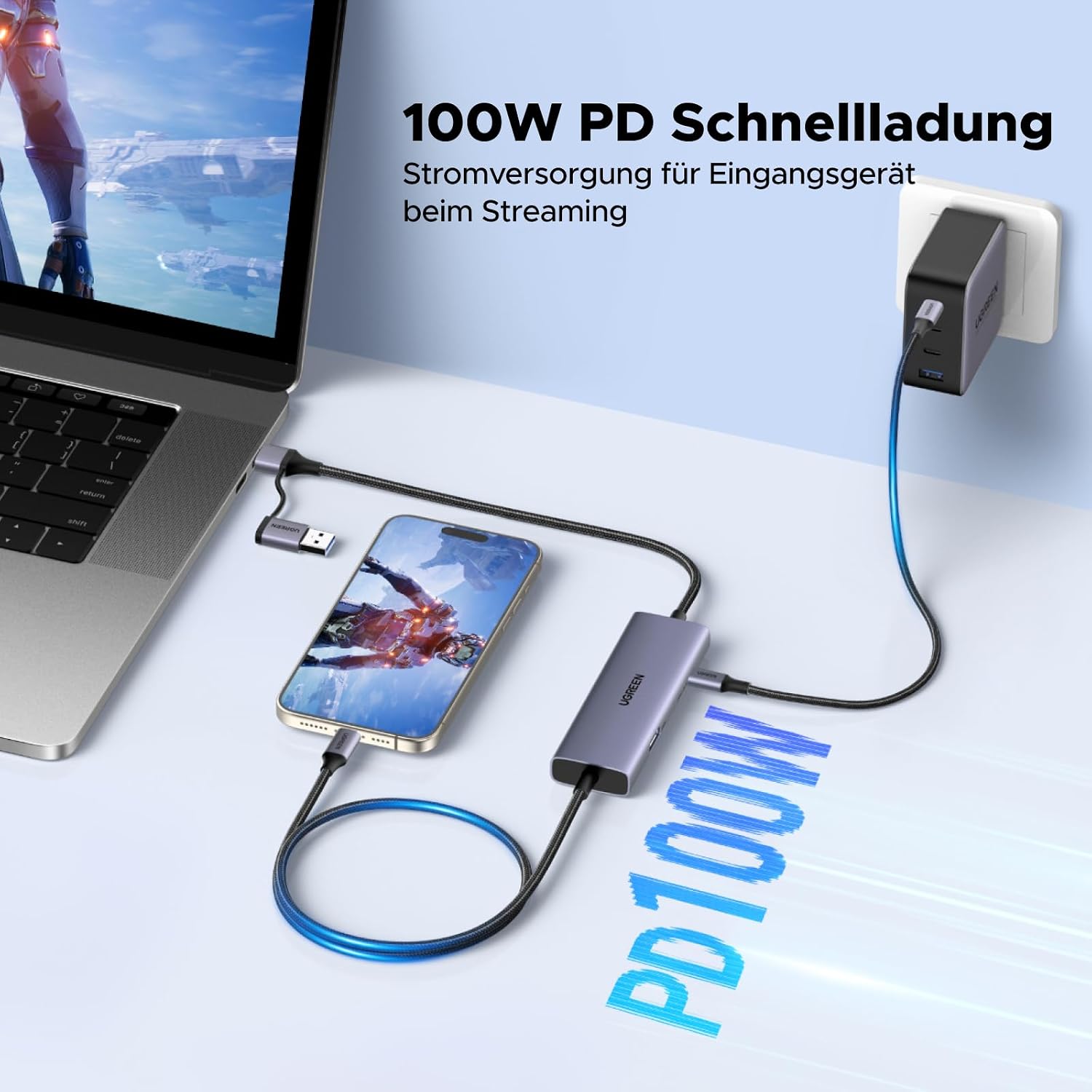 Thumbnail 3 de UGREEN Capture Card PD 100W 4K30
