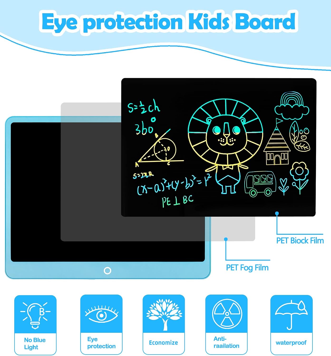 Thumbnail 1 de Bunte LCD Schreibtafel 16 Zoll Kinder