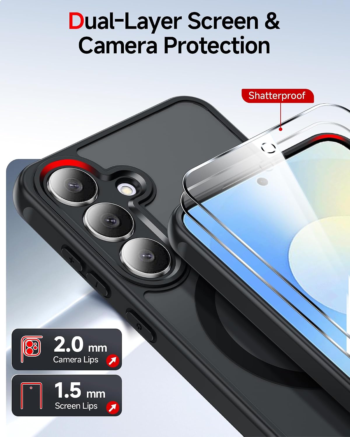 Thumbnail 3 de LeYi Galaxy S25 FE Case with MagSafe