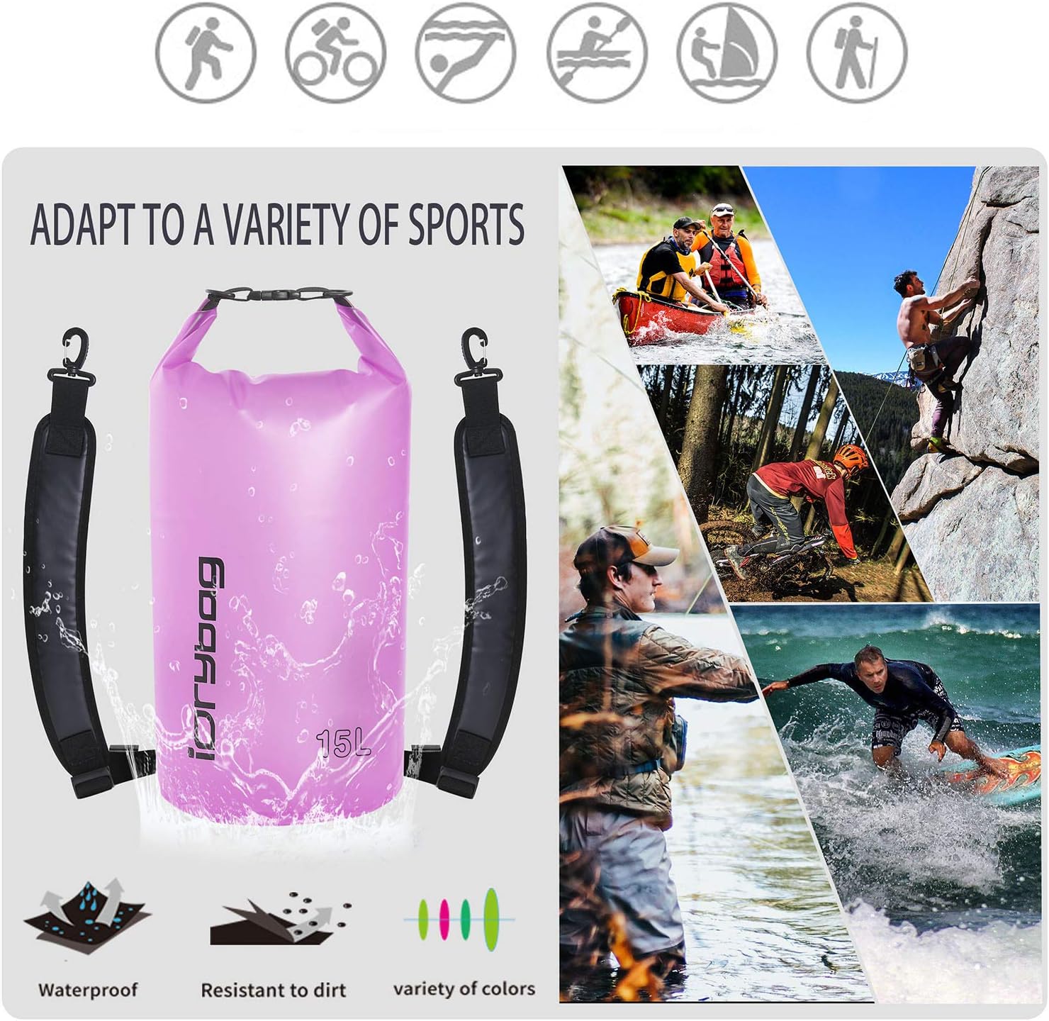 Thumbnail 4 de IDRYBAG Clear Dry Bag 2L Waterproof