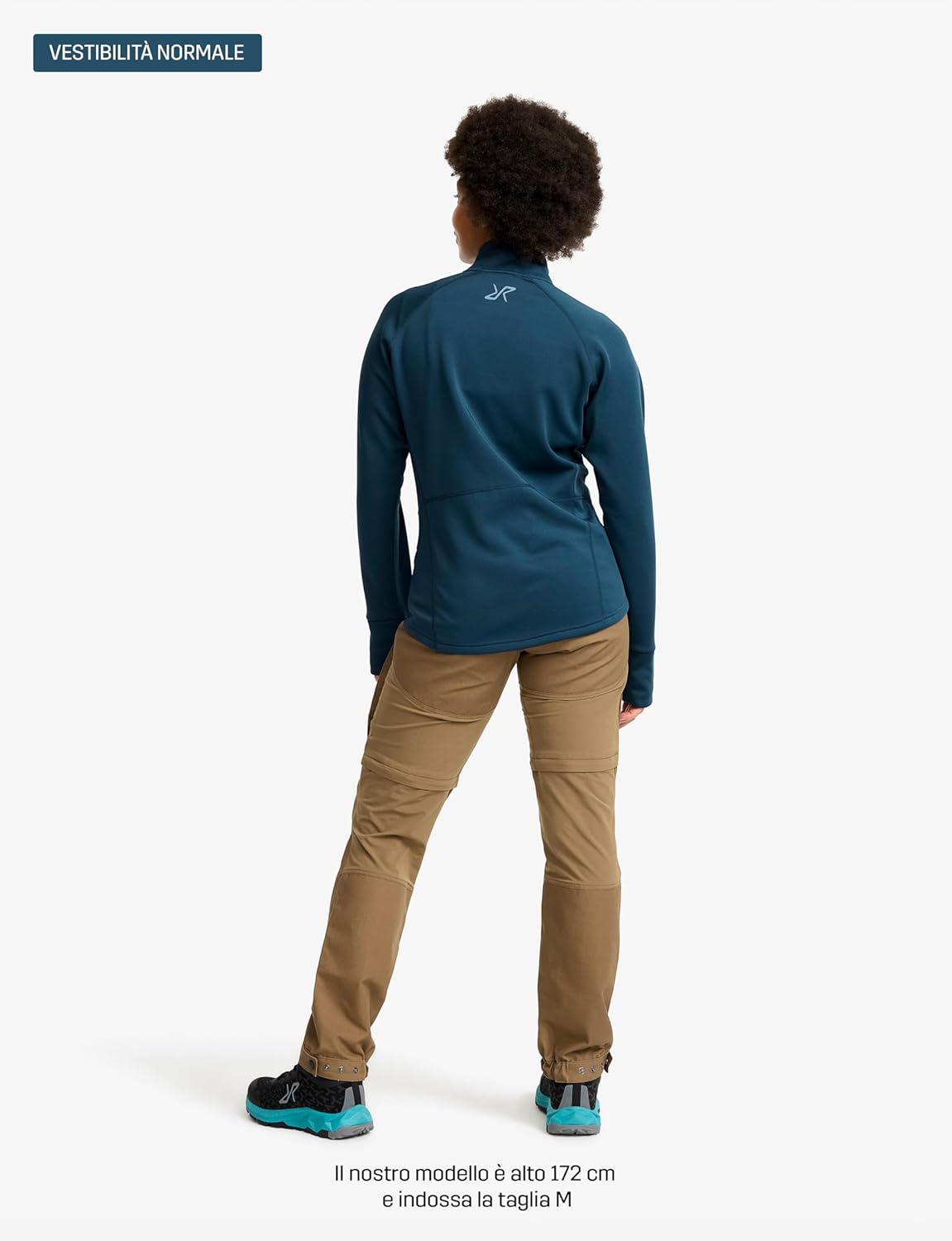 Thumbnail 3 de RevolutionRace Evolution Half-Zip Stretch Fleece da donna: pile elastico con mezza zip