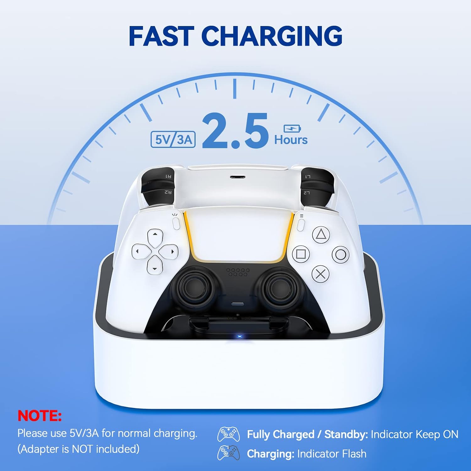 Thumbnail 1 de LVFAN PS5 Controller Charger Station