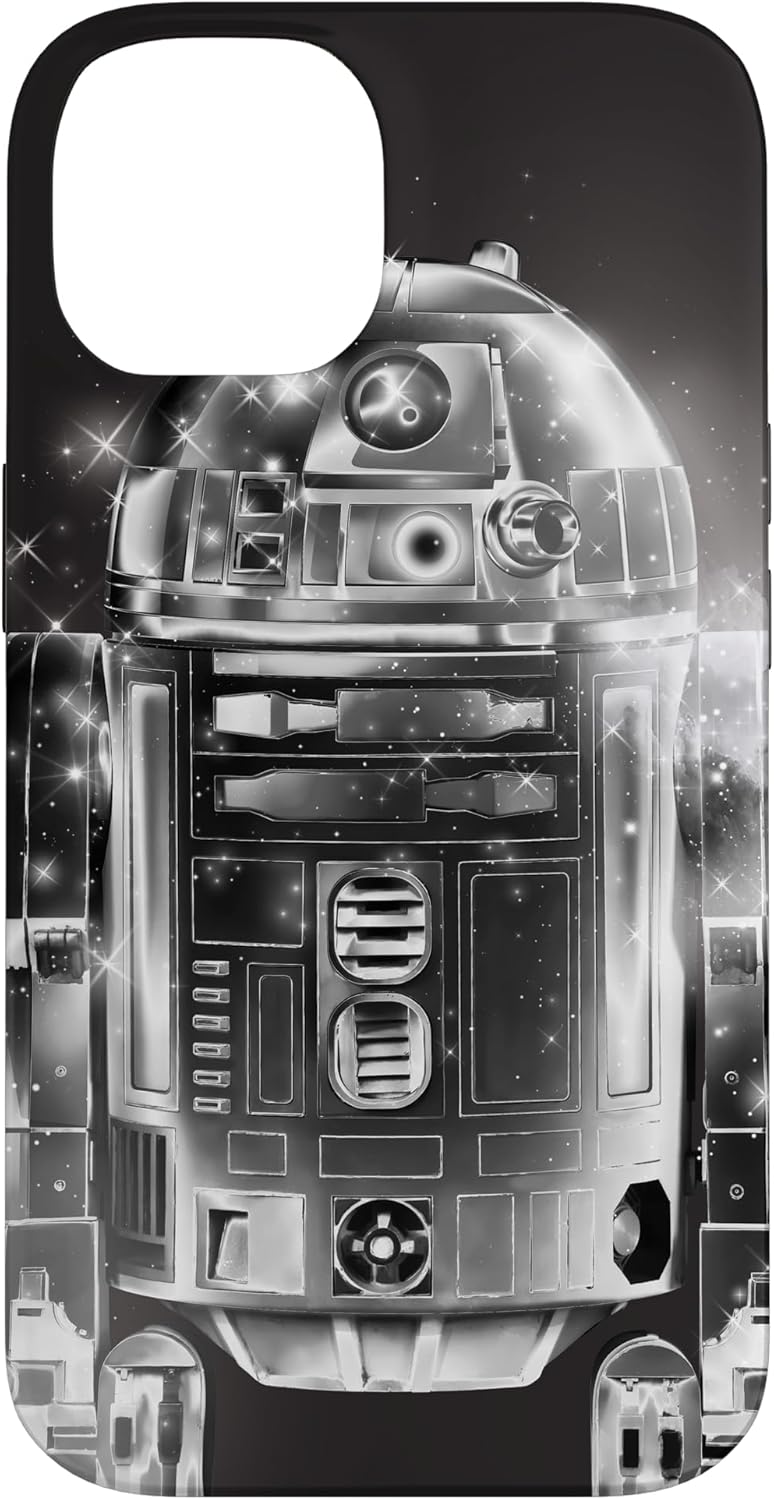Thumbnail 3 de Coque Star Wars R2-D2 Retro Galaxy Noir pour iPhone 17 (officielle)
