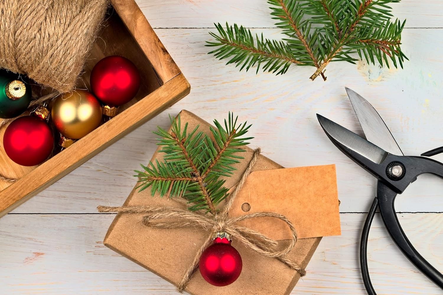 Detalle 2 de Abio Jute-Schnur 50 m | 2–3 mm Naturkordel für Deko, Geschenkverpackung und DIY