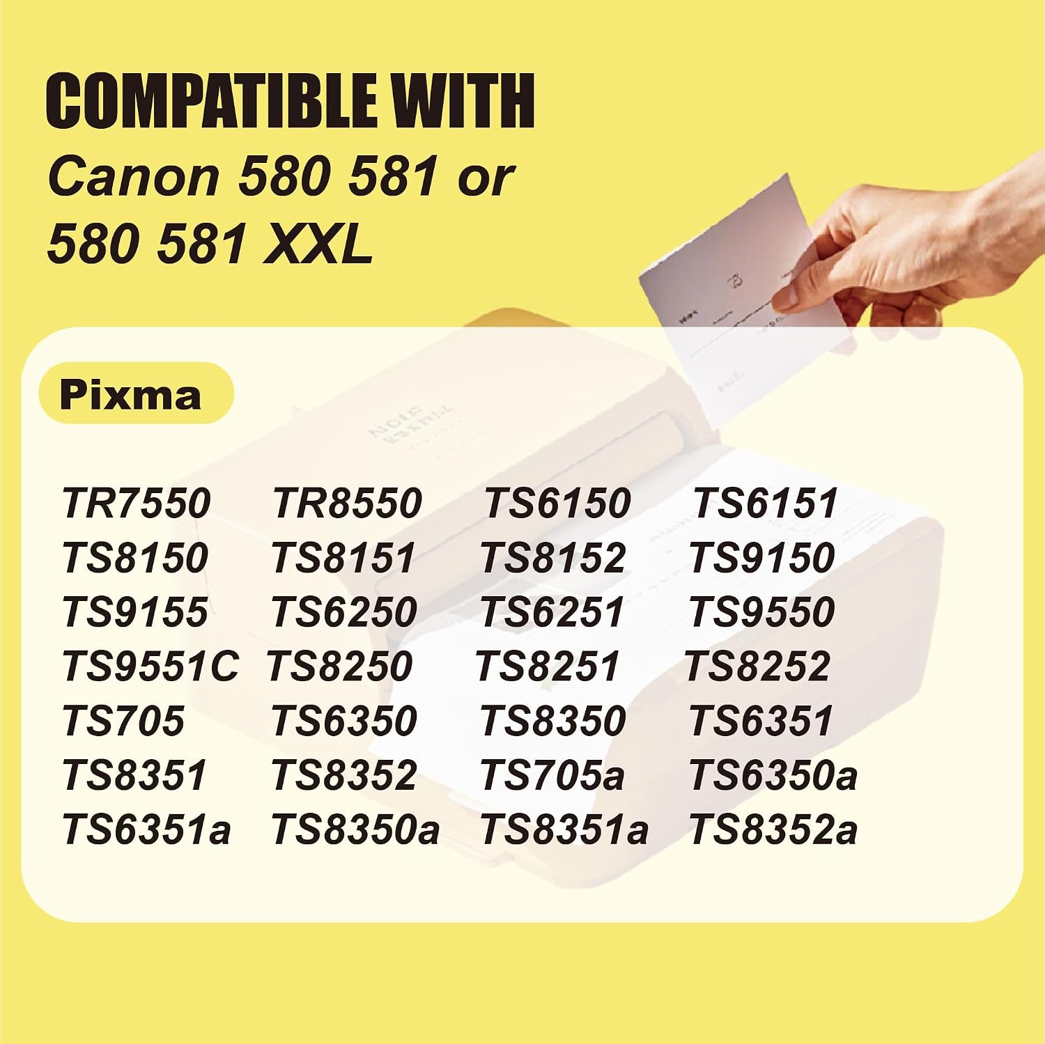 Detalle 2 de akaca PGI-580 CLI-581 XXL 15 cartouches 🖨