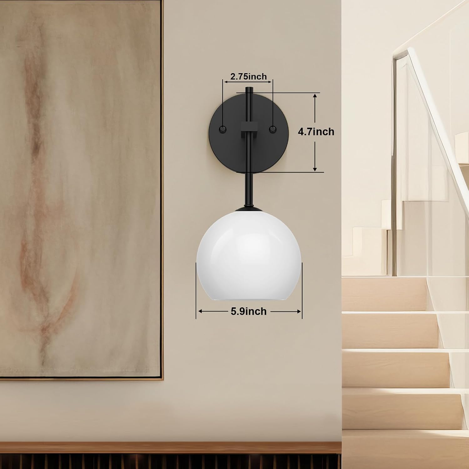 Thumbnail 6 de MOITA WS-001 Battery-Operated Wall Sconces, Set of 2 with Remote and RGB