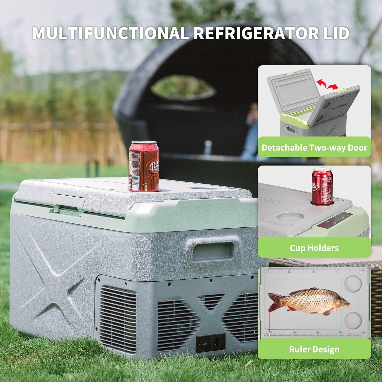 Thumbnail 2 de Alpicool X50 50L compressor fridge freezer