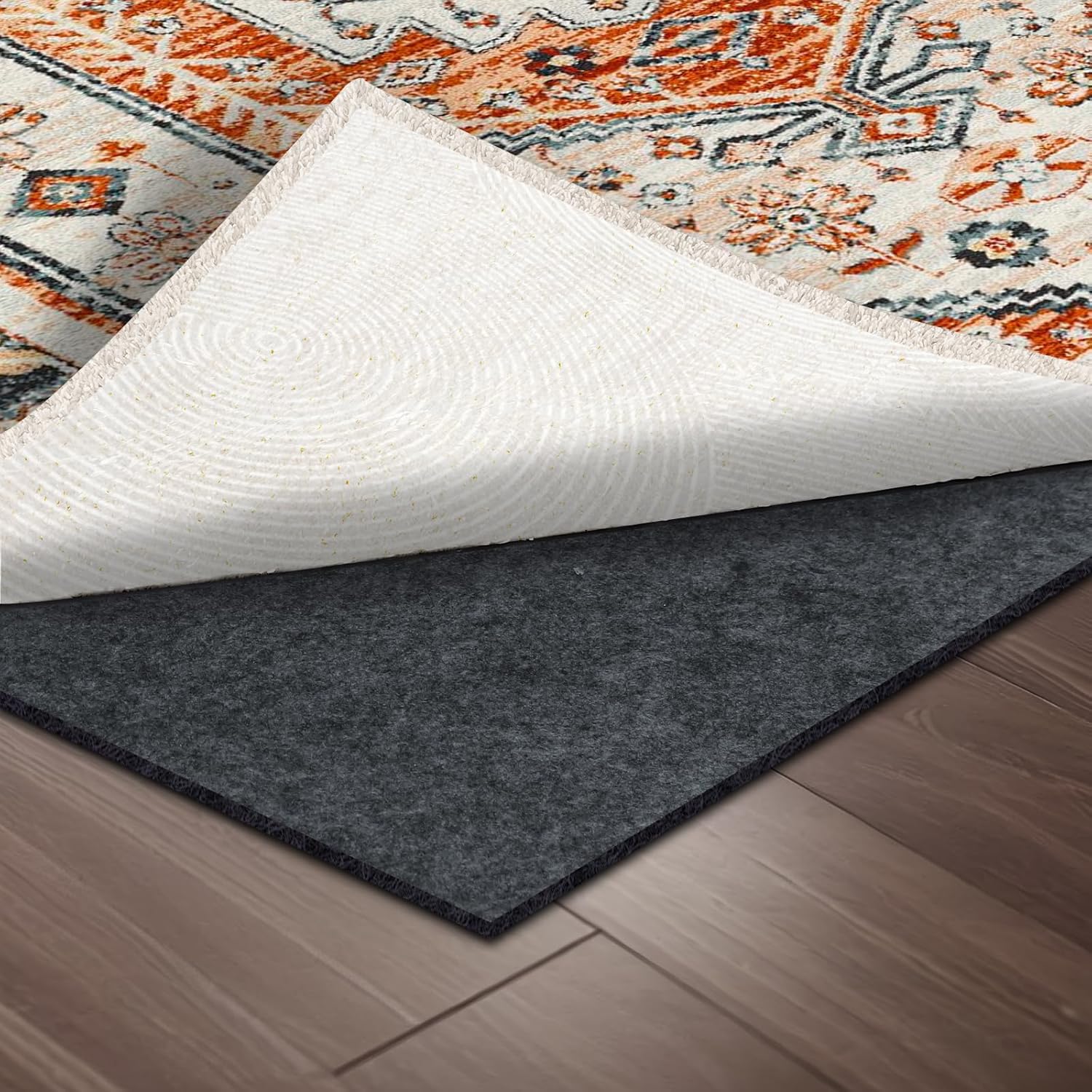 Detalle 1 de 100% Waterproof Rug Pad for All Floors 8x10 ft ๐