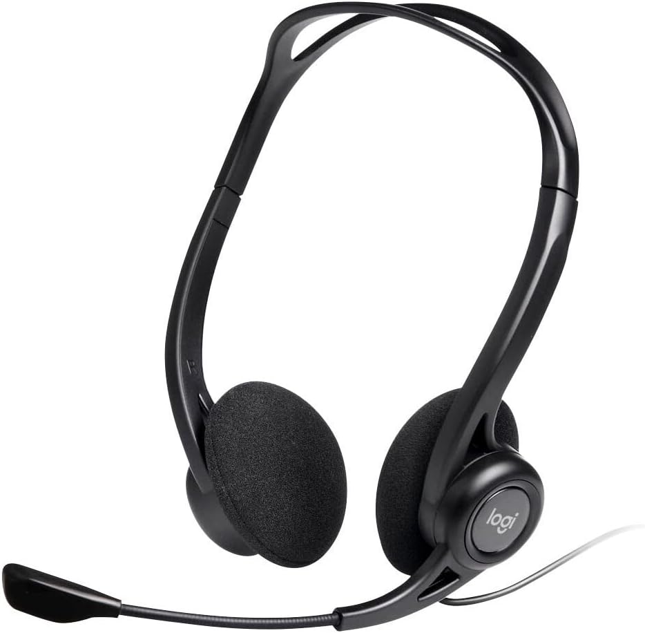 Detalle de Logitech 960 Wired Headset: Comfort, clarity and practical USB wired connection