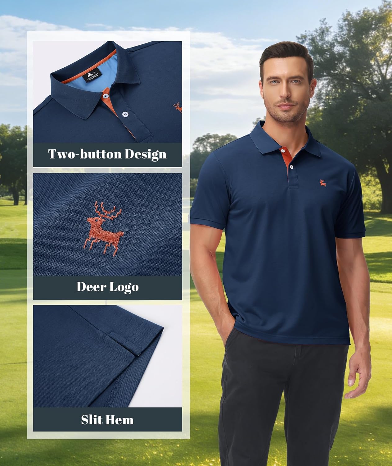 Thumbnail 3 de ZITY Polo Uomo Manica Corta: comfort leggero e stile versatile per sport e tempo libero